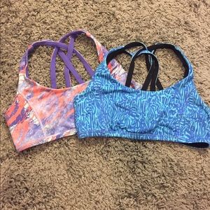 2 ivivva reversible sports bras